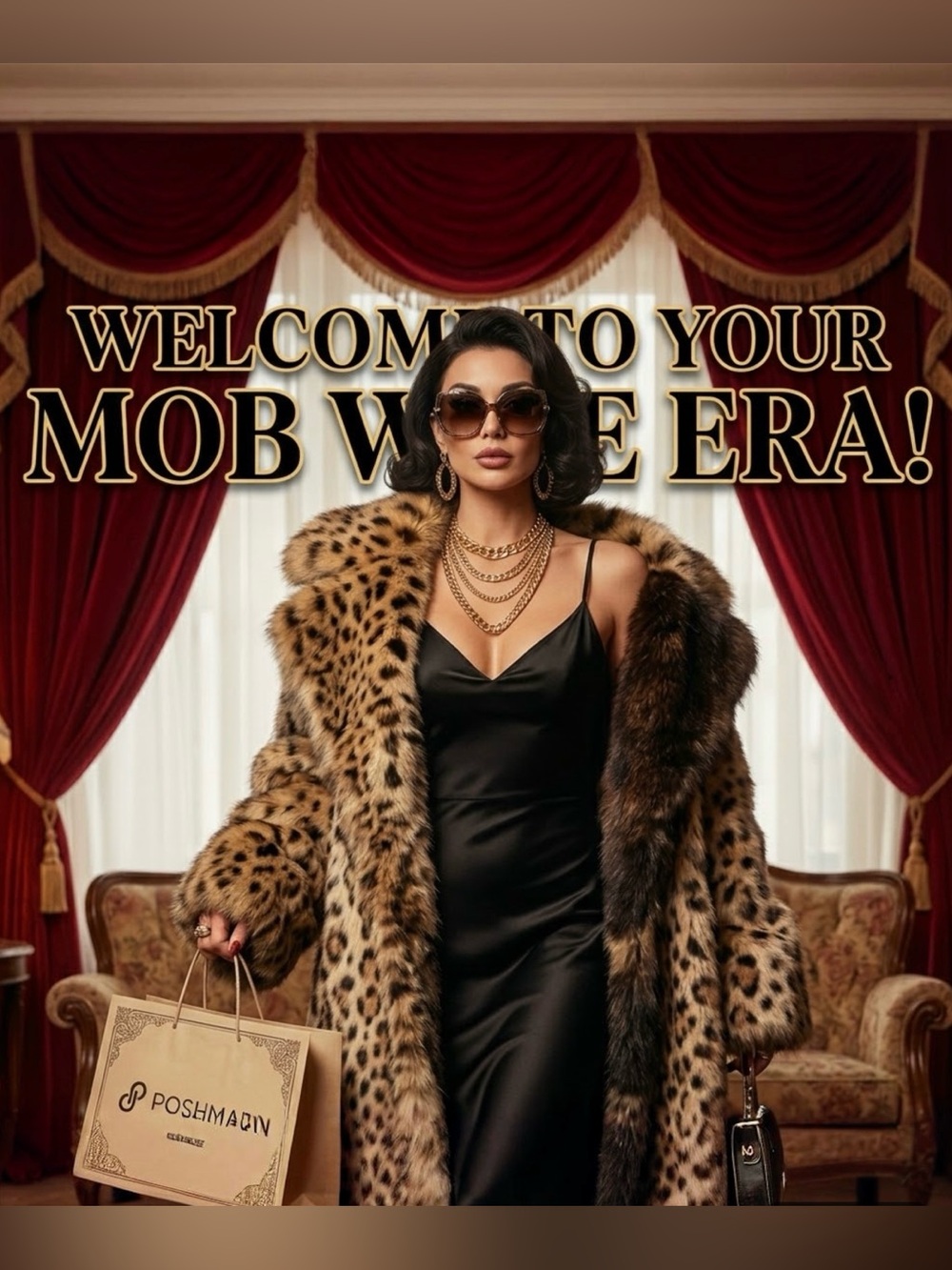 💋 MOB WIFE ERA Essentials: Foxy Animal Prints, Chunky Gold Jewelry, Sexy Dresses
